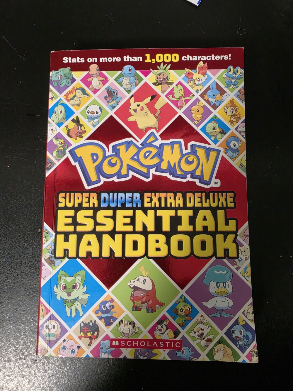 Pokemon Super Duper Extra Deluxe Essential Handbook - Red Cover